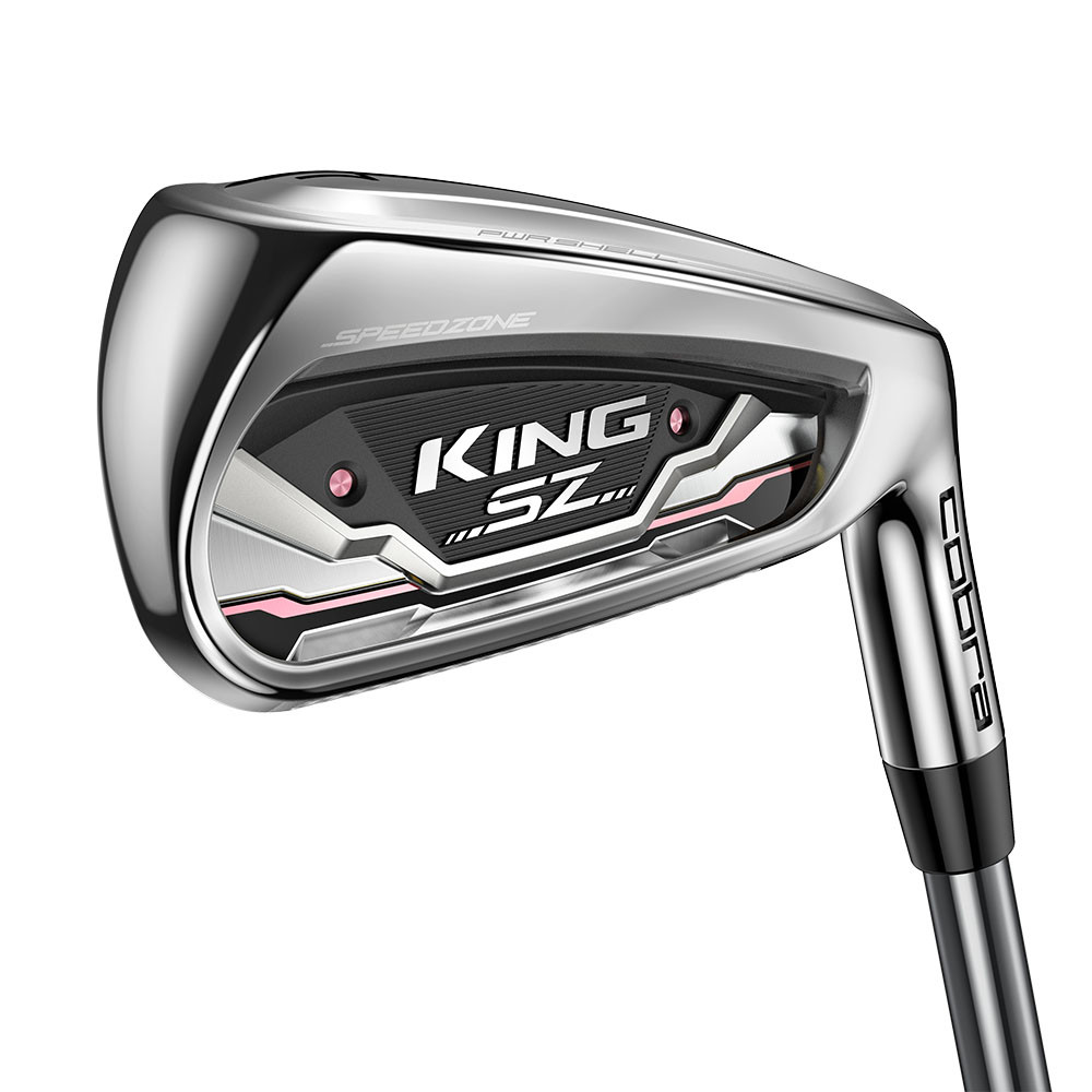 New Lady Cobra King Speedzone 6-PW+SW Irons Recoil ESX Graphite